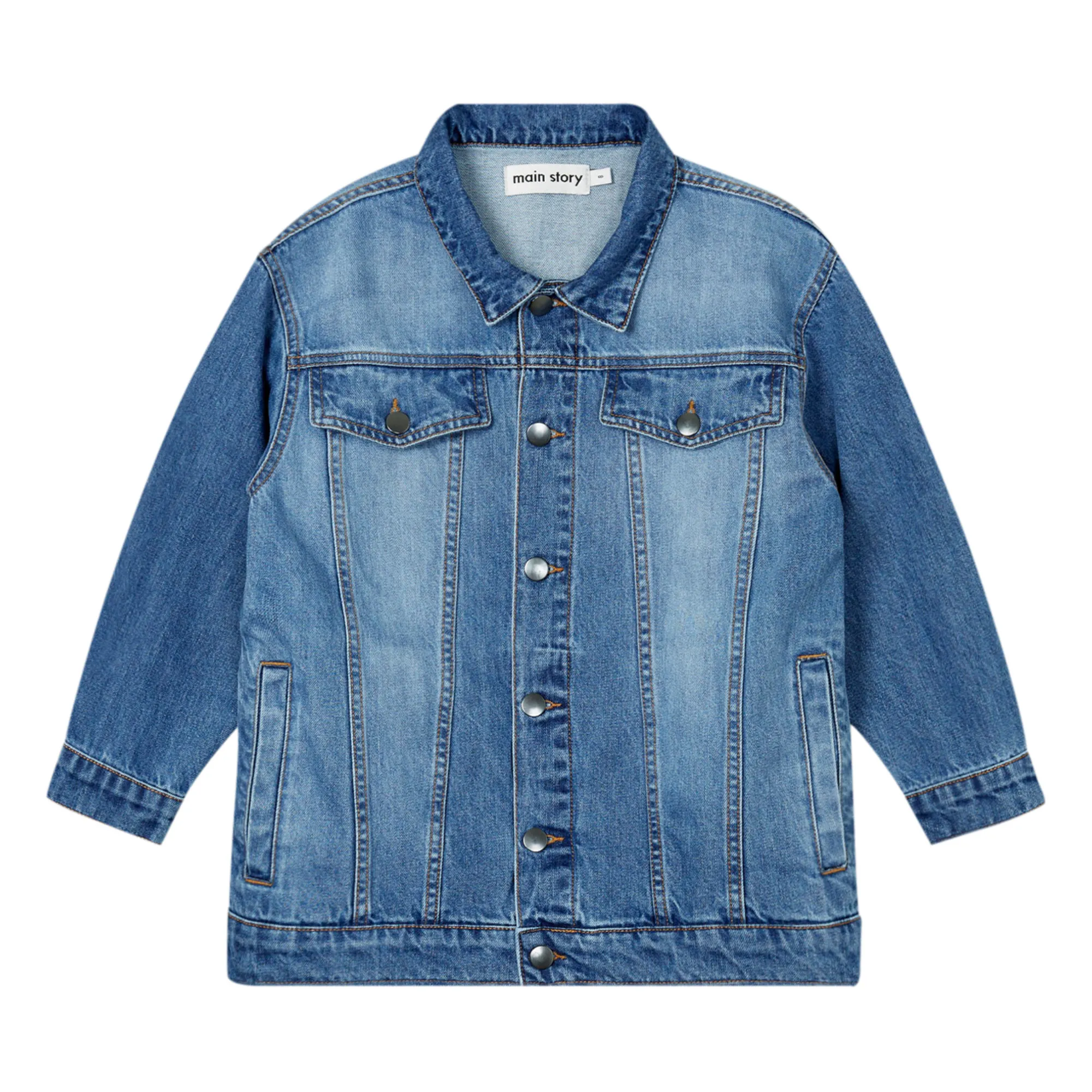 Main Story Washed Blue Organic Cotton Denim Jacket