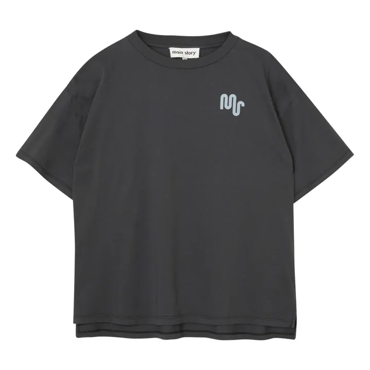 T-Shirt Logo Bio-Baumwolle | Schwarz- Produktbild Nr. 5