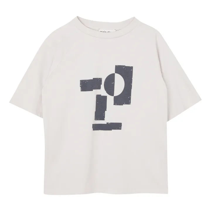 Camiseta de algodón orgánico Logo | Lila- Imagen del producto n°0
