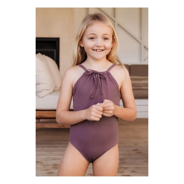 Aurelia Recycled Nylon One Piece Swimsuit | Mauve- Product image n°1