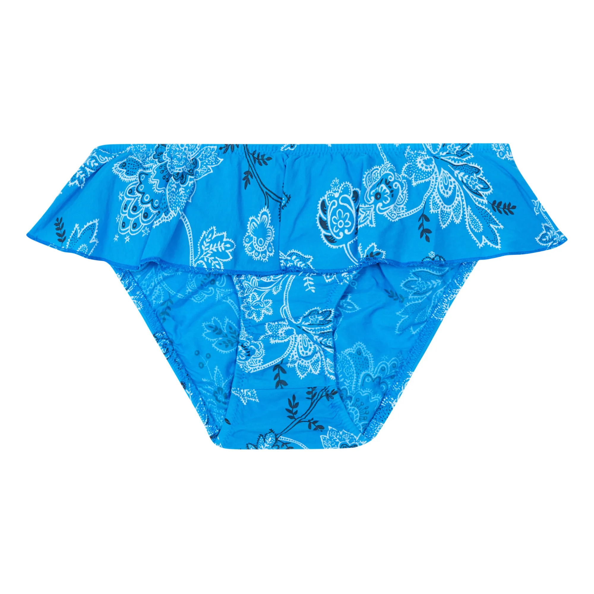 Sunchild Blue Santos Printed Bikini Bottoms