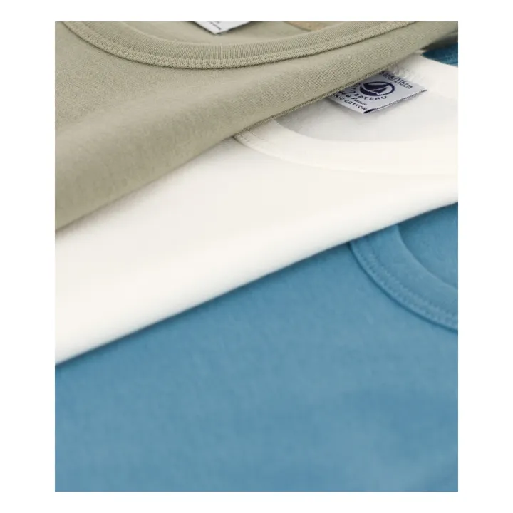 Lote de 3 camisetas de tirantes de algodón orgánico | Crudo- Imagen del producto n°1