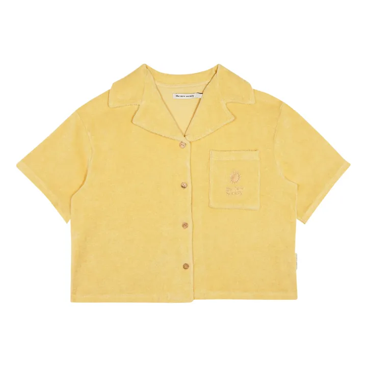 Camisa de rizo Niccolo | Amarillo- Imagen del producto n°0