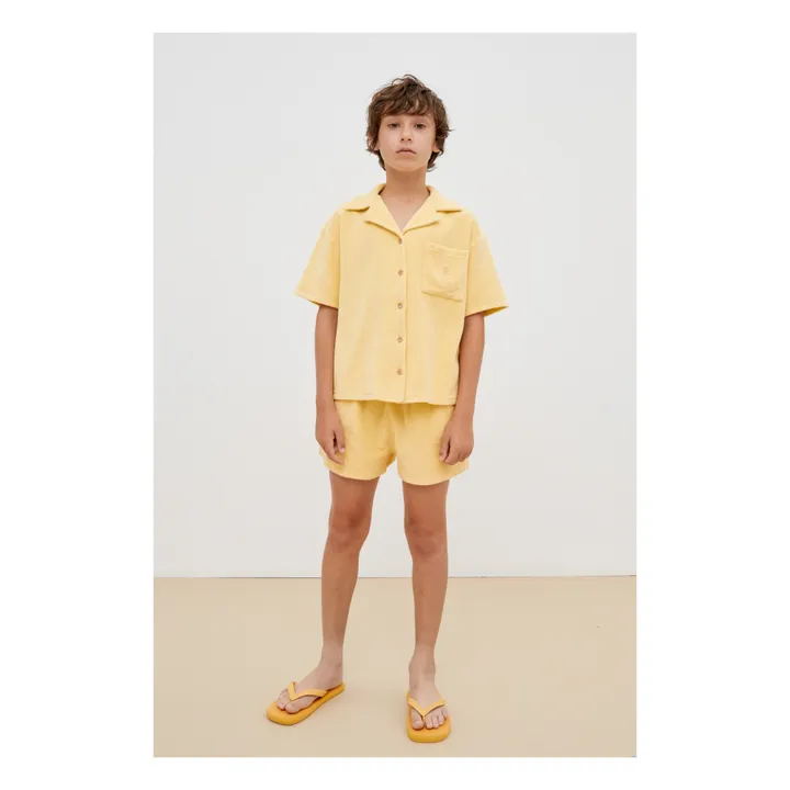 Camisa de rizo Niccolo | Amarillo- Imagen del producto n°2