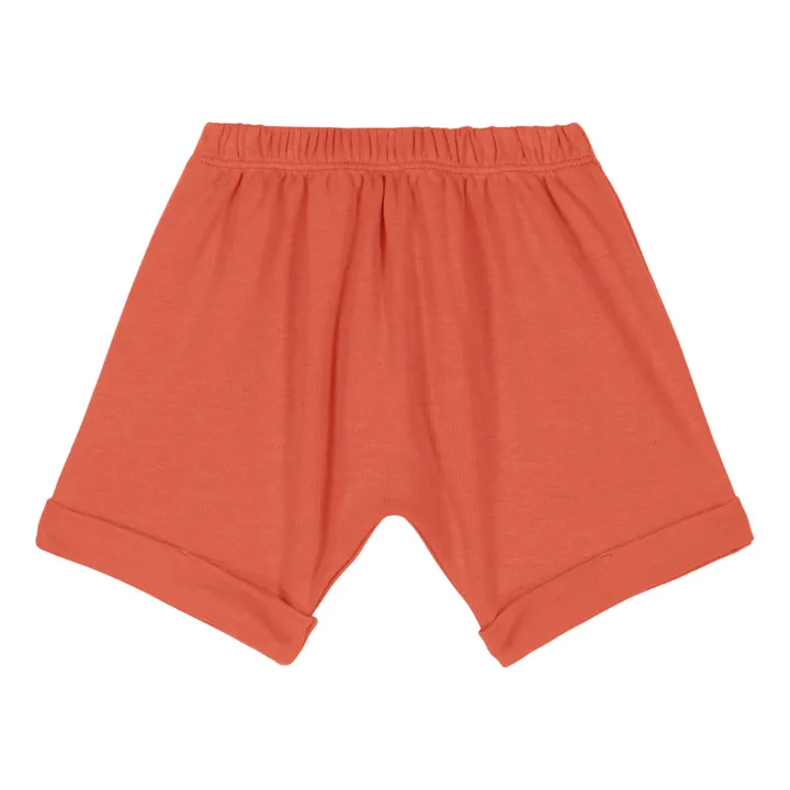 Pantalones cortos de algodón orgánico Simon | Naranja- Imagen del producto n°0