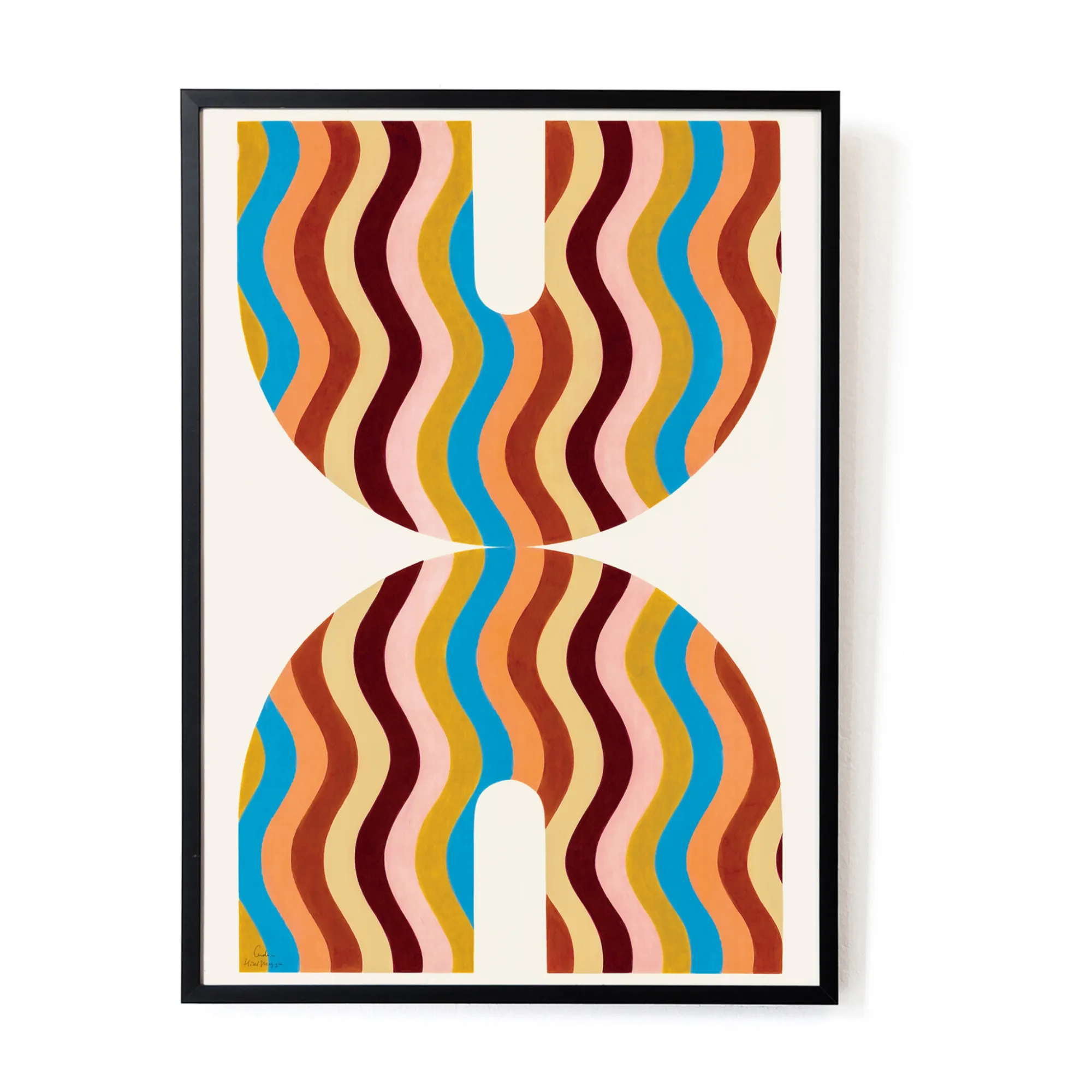 Hôtel Magique Multicoloured Minuit A3 Poster By Candice Perese