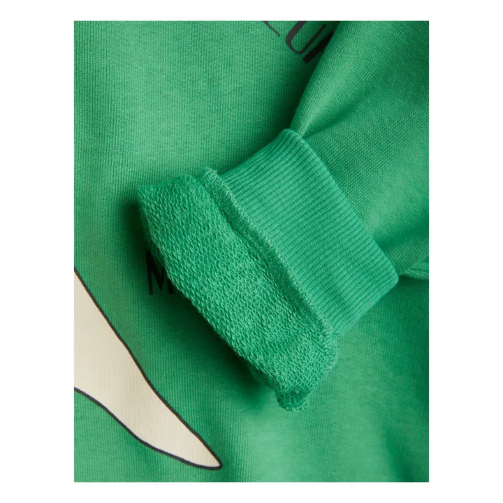 Organic Cotton Messenger Pigeon Sweatshirt | Green- Product image n°2
