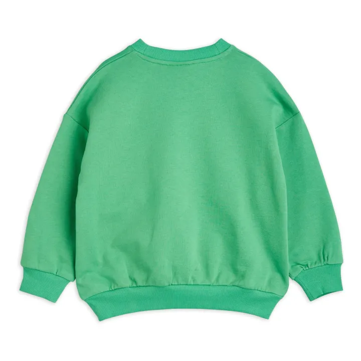 Organic Cotton Messenger Pigeon Sweatshirt | Green- Product image n°3