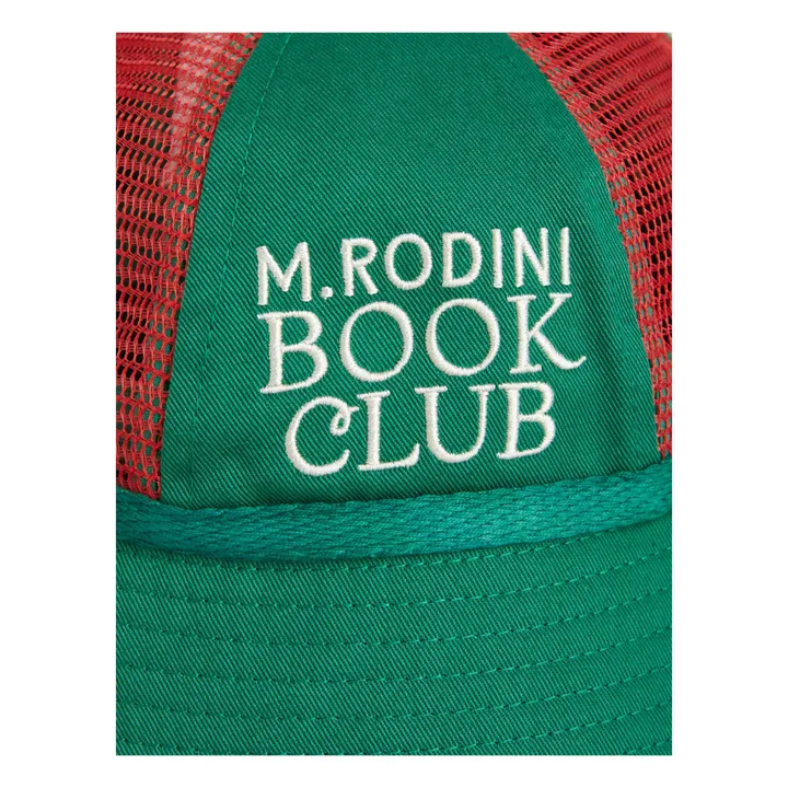 Organic Cotton and Recycled Polyester Book Club Hat | Green- Product image n°1