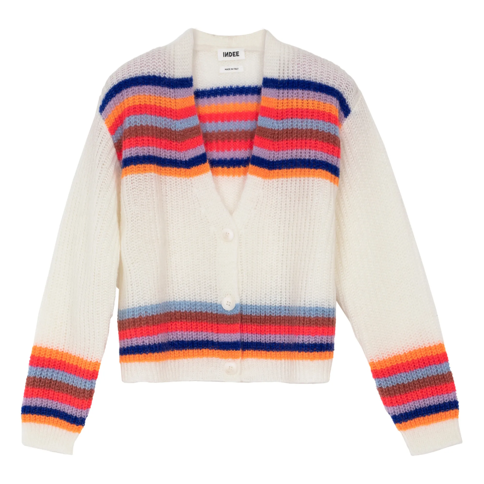 Indee Ecru Network Cardigan