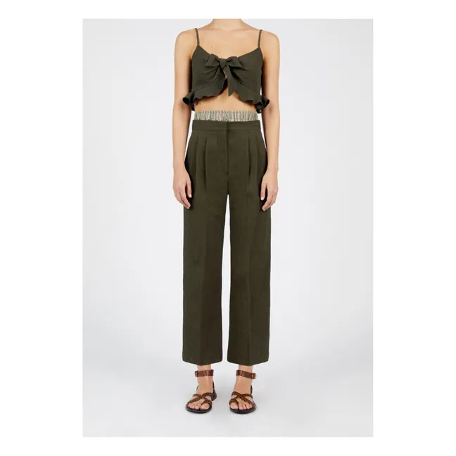 Pantalon Pitimbu | Vert foncé