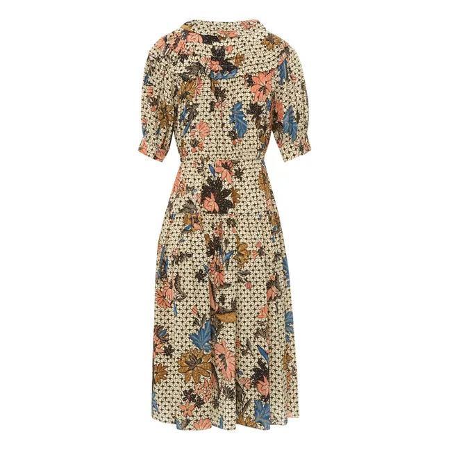 Vestido de seda Adette | Crudo