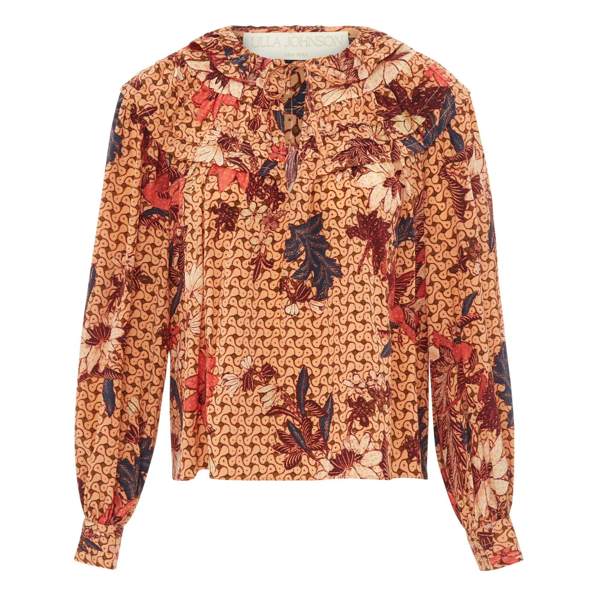 Ulla Johnson Provence Pink Aria Silk Blouse