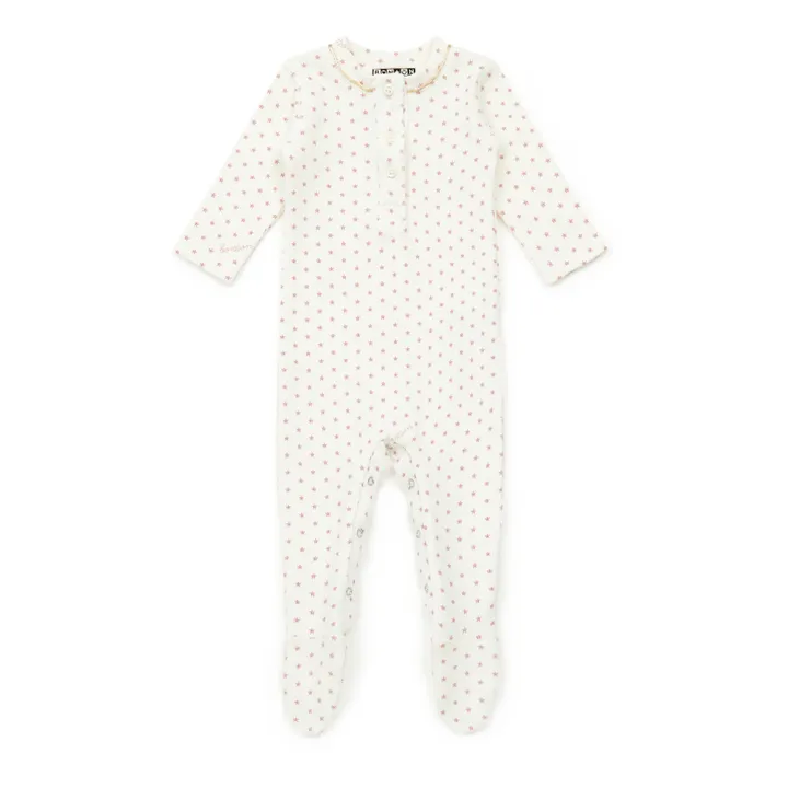 Pijama con pies Jersey Star - Colección No Sleep Club  | Rosa- Imagen del producto n°0