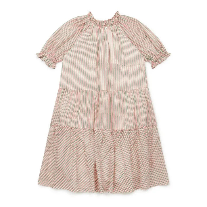 Robe Rayée Emy | Rose- Image produit n°0