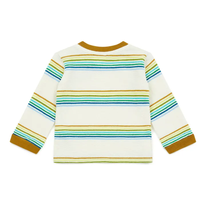 Leichtes Sweatshirt aus Bio-Baumwolle mit Streifen | Seidenfarben- Produktbild Nr. 4