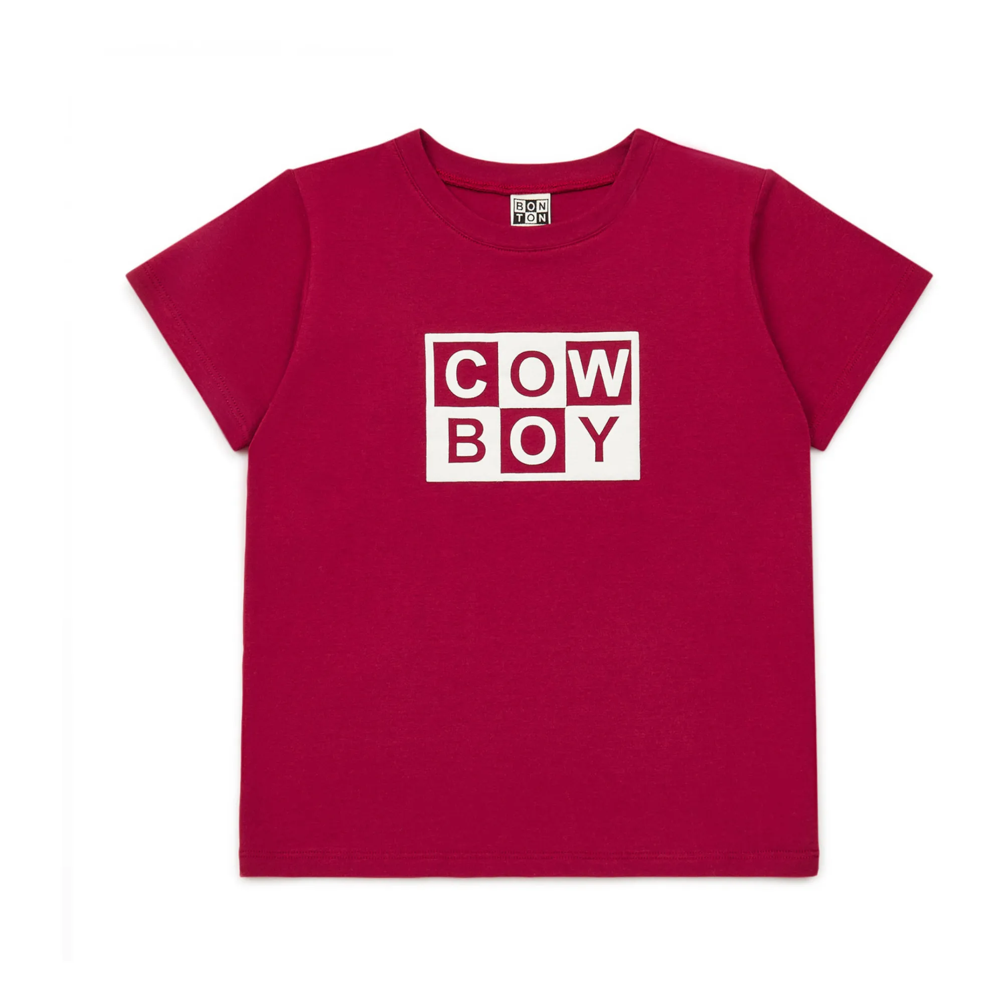 Bonton Red Organic Cotton Cowboy T-Shirt