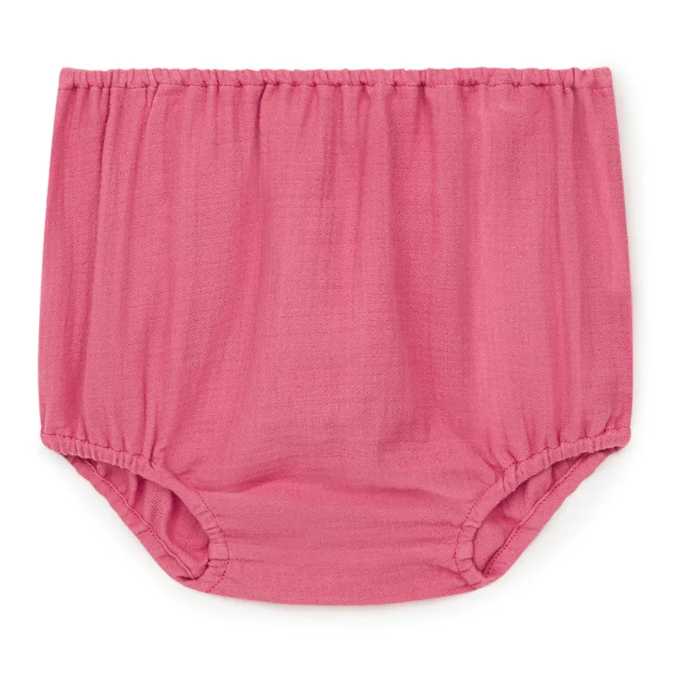 Bonton Pink Idole Organic Cotton Muslin Bloomers