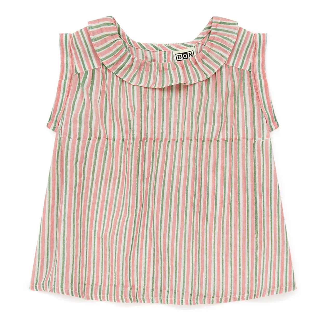 Bonton Ecru Nectar Striped Blouse