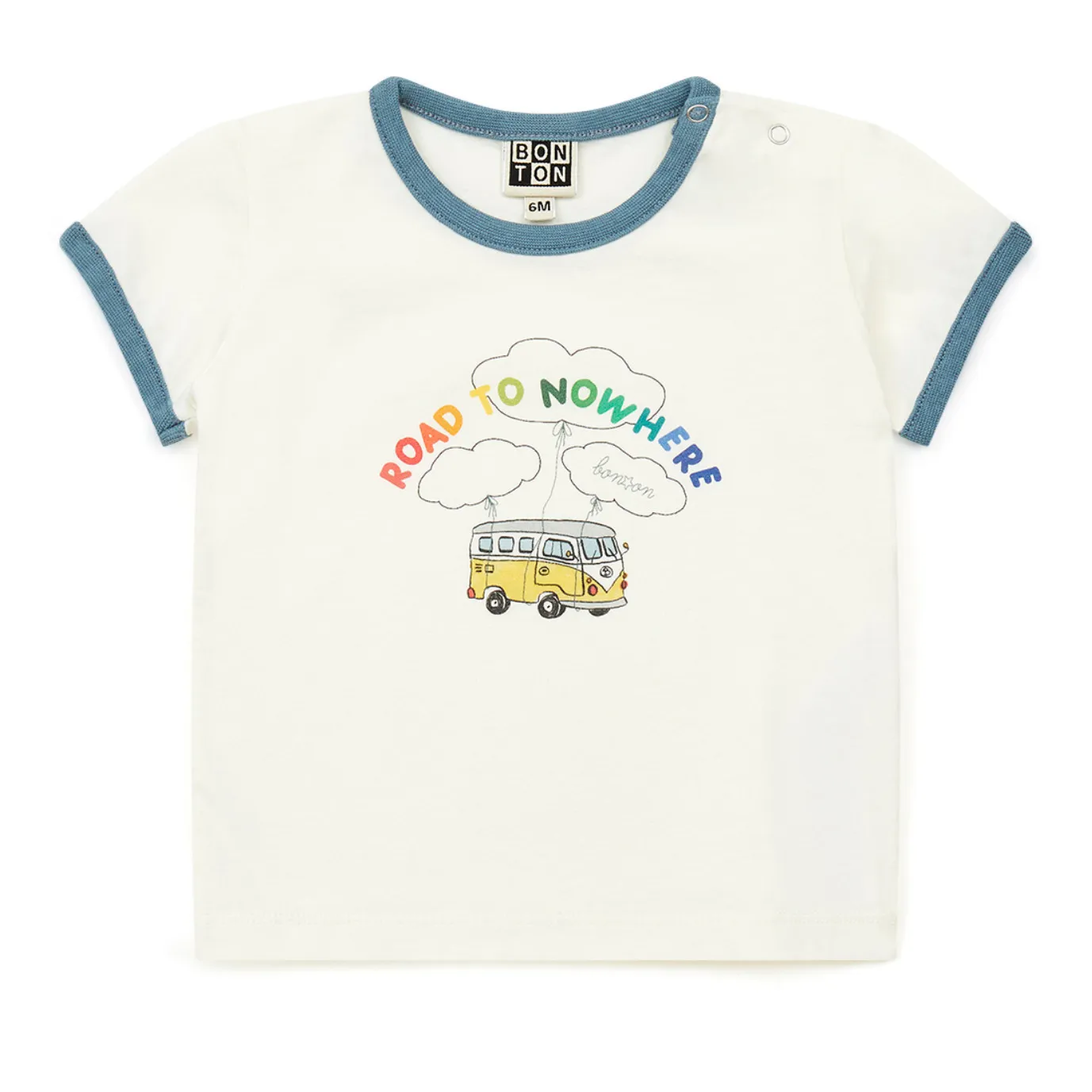 Bonton Ecru Nowhere Organic Cotton T-Shirt