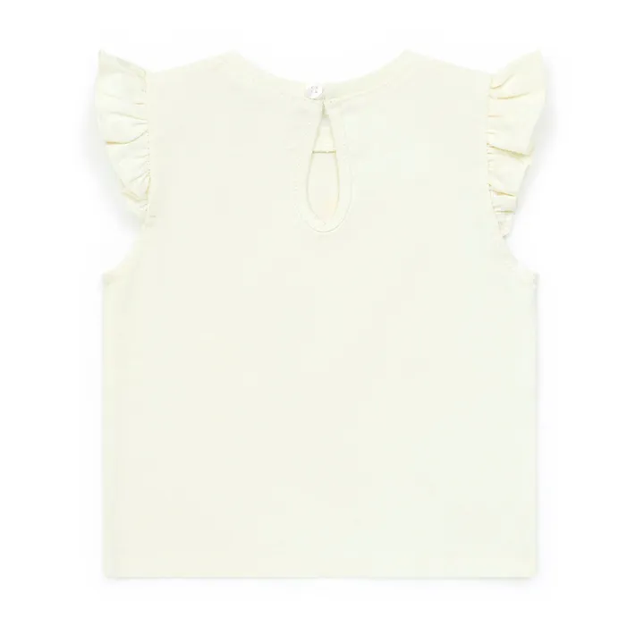 Camiseta de algodón orgánico Ice Cream | Crudo- Imagen del producto n°2