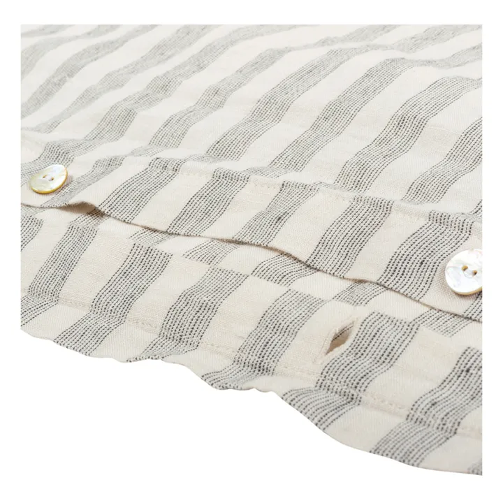 Sandhills Linen Duvet Cover | Off white- Product image n°4