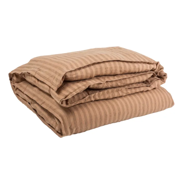 Sandhills Linen Duvet Cover | Russet- Product image n°0
