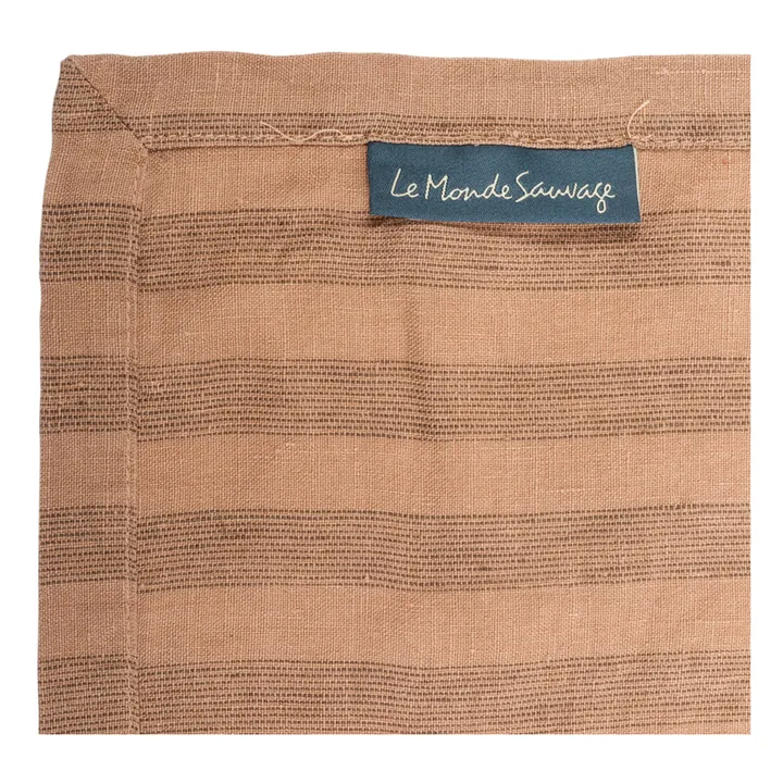 Sandhills Linen Duvet Cover | Russet- Product image n°7