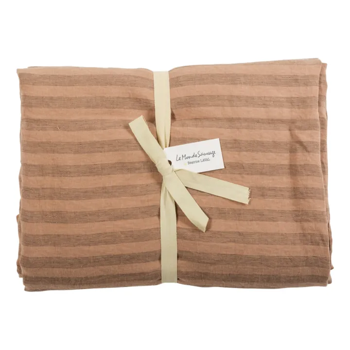 Sandhills Linen Duvet Cover | Russet- Product image n°8