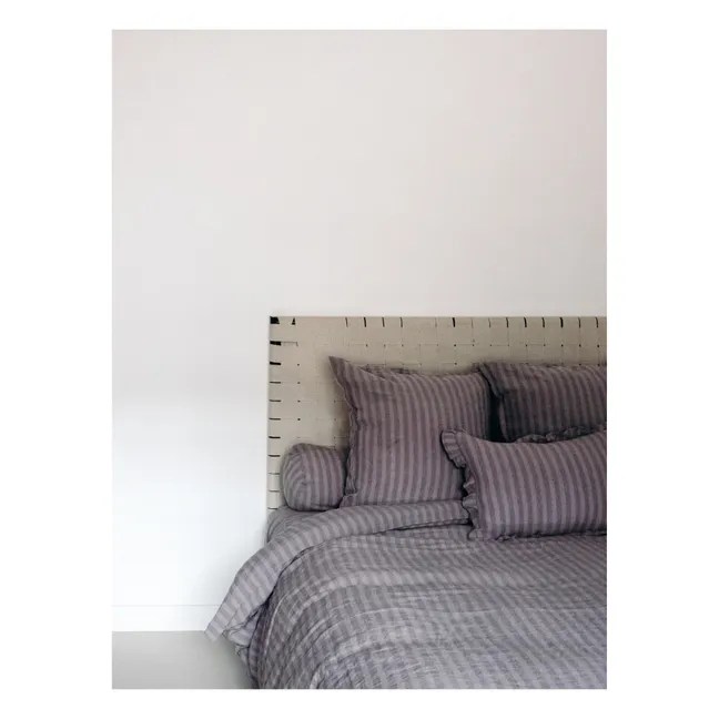 Funda de almohada de lino Sandhills | Violeta