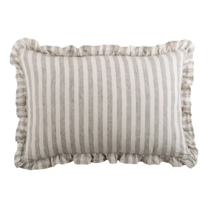 Housse de coussin Sandhills volantée | Blanc cassé- Image produit n°0