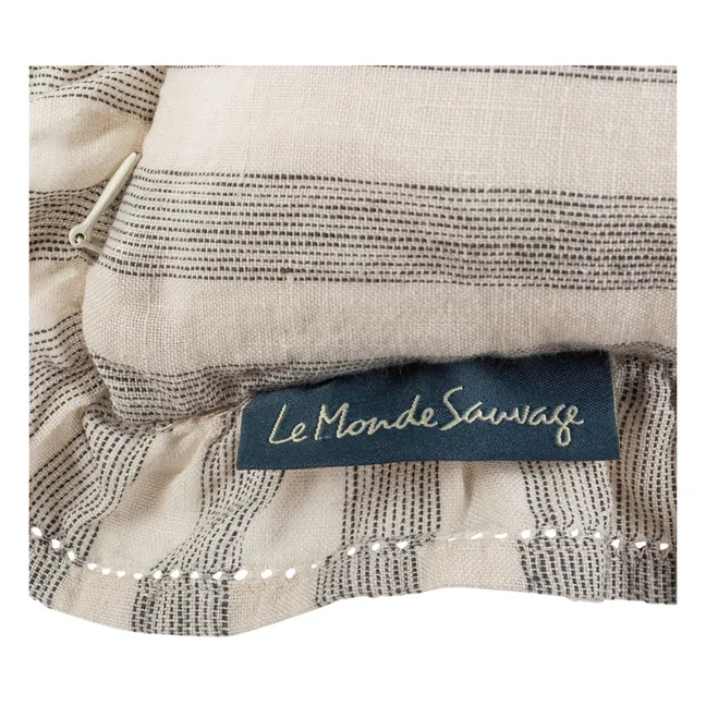 Sandhills Frilled Cushion Cover | Off white