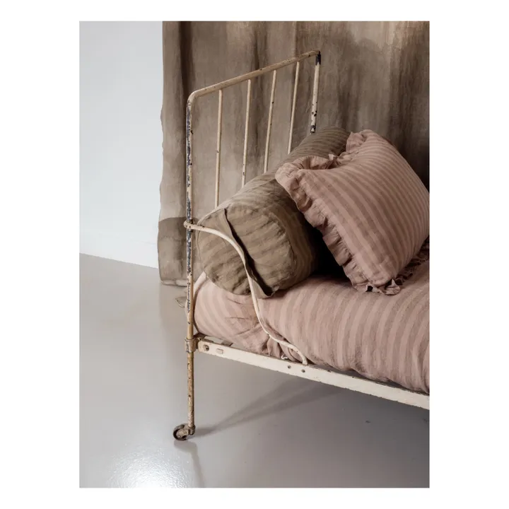 Housse de coussin Sandhills volantée | Brun roux- Image produit n°1