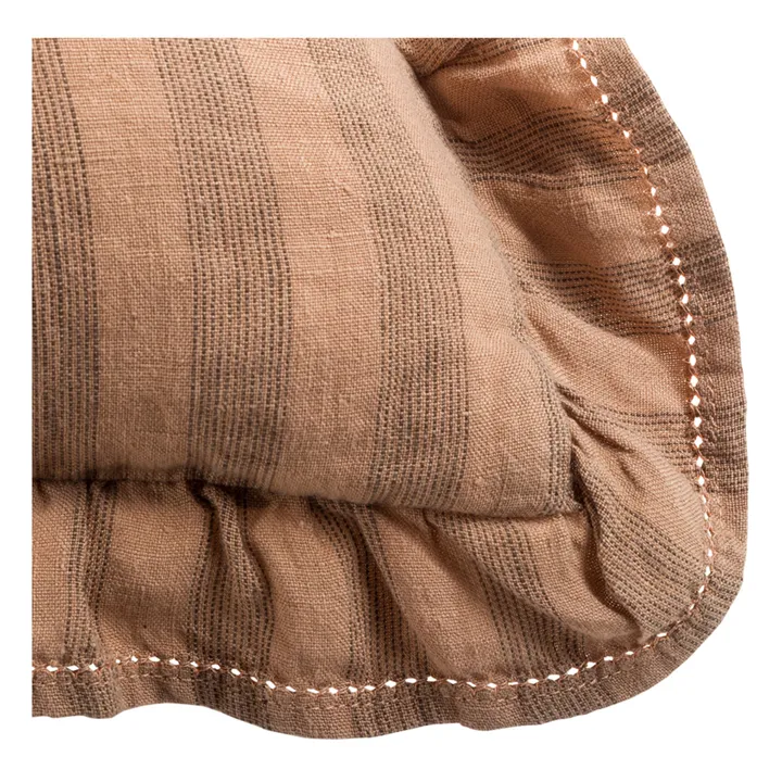 Housse de coussin Sandhills volantée | Brun roux- Image produit n°4