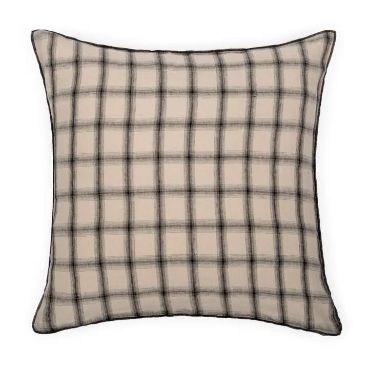 Funda de almohada de lino lavado Highlands | Beige rosado- Imagen del producto n°0