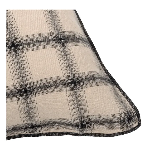 Taie d'oreiller Highlands en lin lavé | Beige rosé