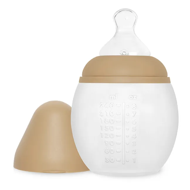 Fläschchen aus medizinischem Silikon und physiologischer Nuckel | Oat