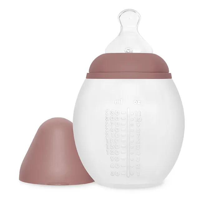 Fläschchen aus medizinischem Silikon und physiologischer Nuckel | Blossom