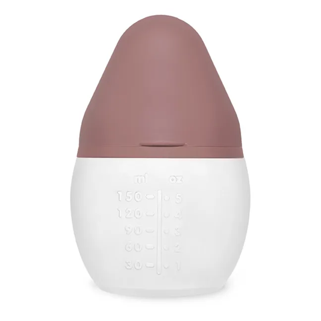 Fläschchen aus medizinischem Silikon und physiologischer Nuckel | Blossom