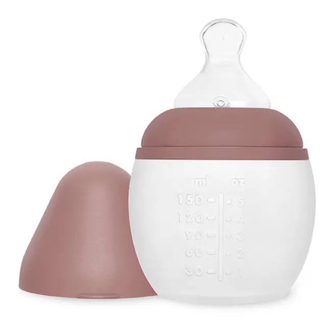 Fläschchen aus medizinischem Silikon und physiologischer Nuckel | Blossom