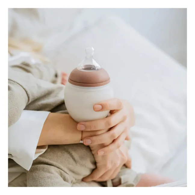 Fläschchen aus medizinischem Silikon und physiologischer Nuckel | Blossom