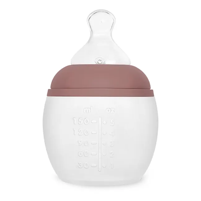 Fläschchen aus medizinischem Silikon und physiologischer Nuckel | Blossom