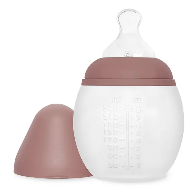 Fläschchen aus medizinischem Silikon und physiologischer Nuckel | Blossom