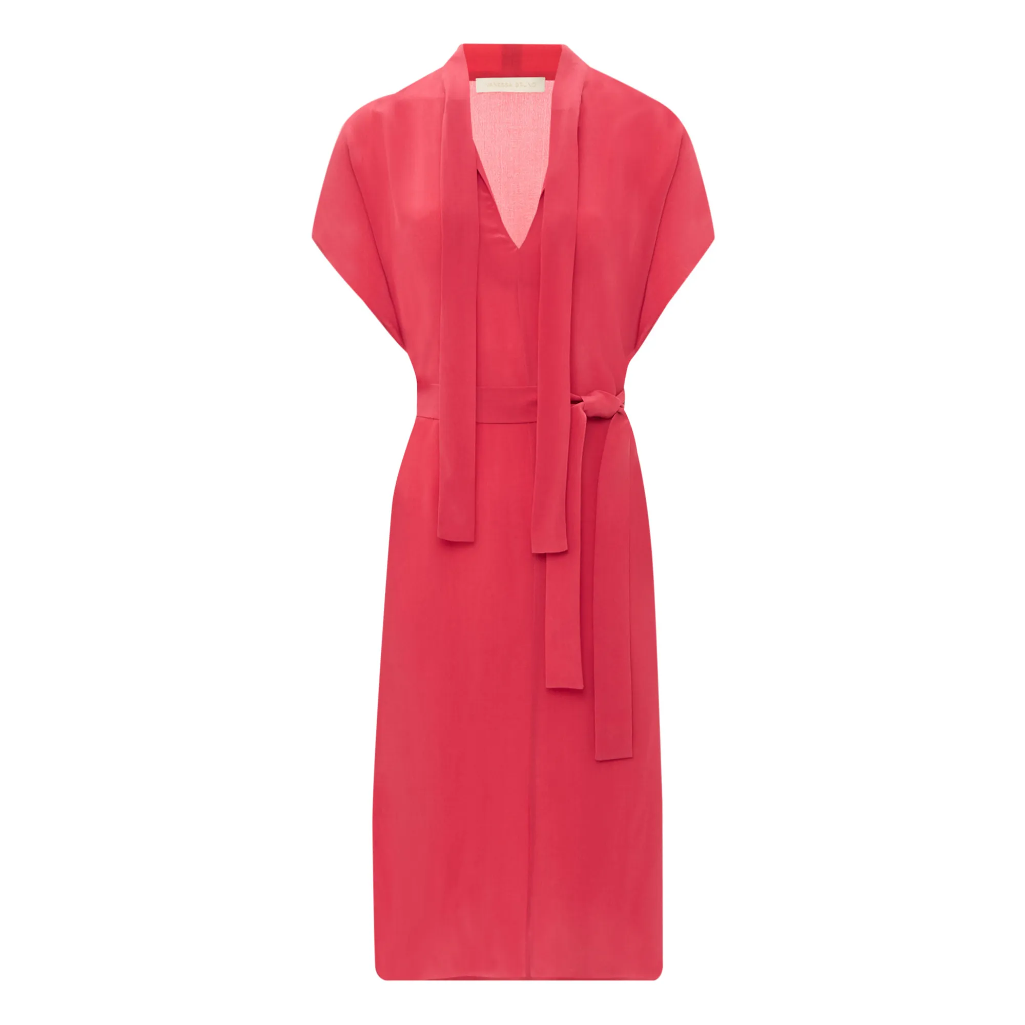 Vanessa Bruno Fuchsia Amarilla Silk Dress