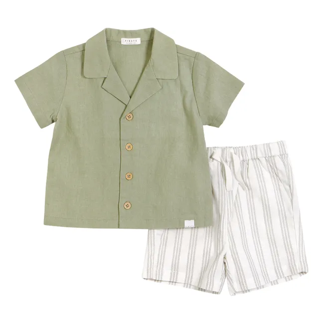 T-Shirt & Short Set | Sage
