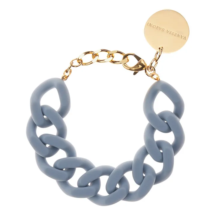 Bracelet Flat Chain | Bleu- Image produit n°0