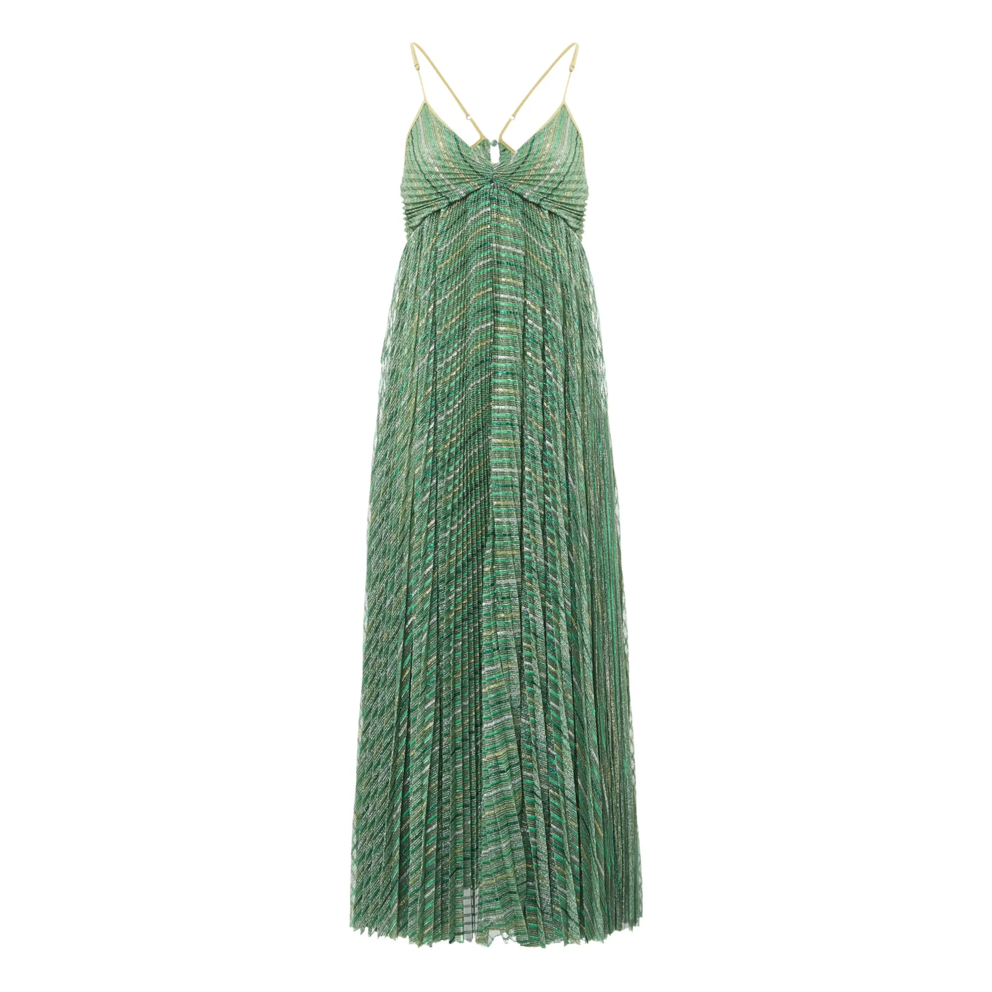 Forte Forte Green Metallic Dress