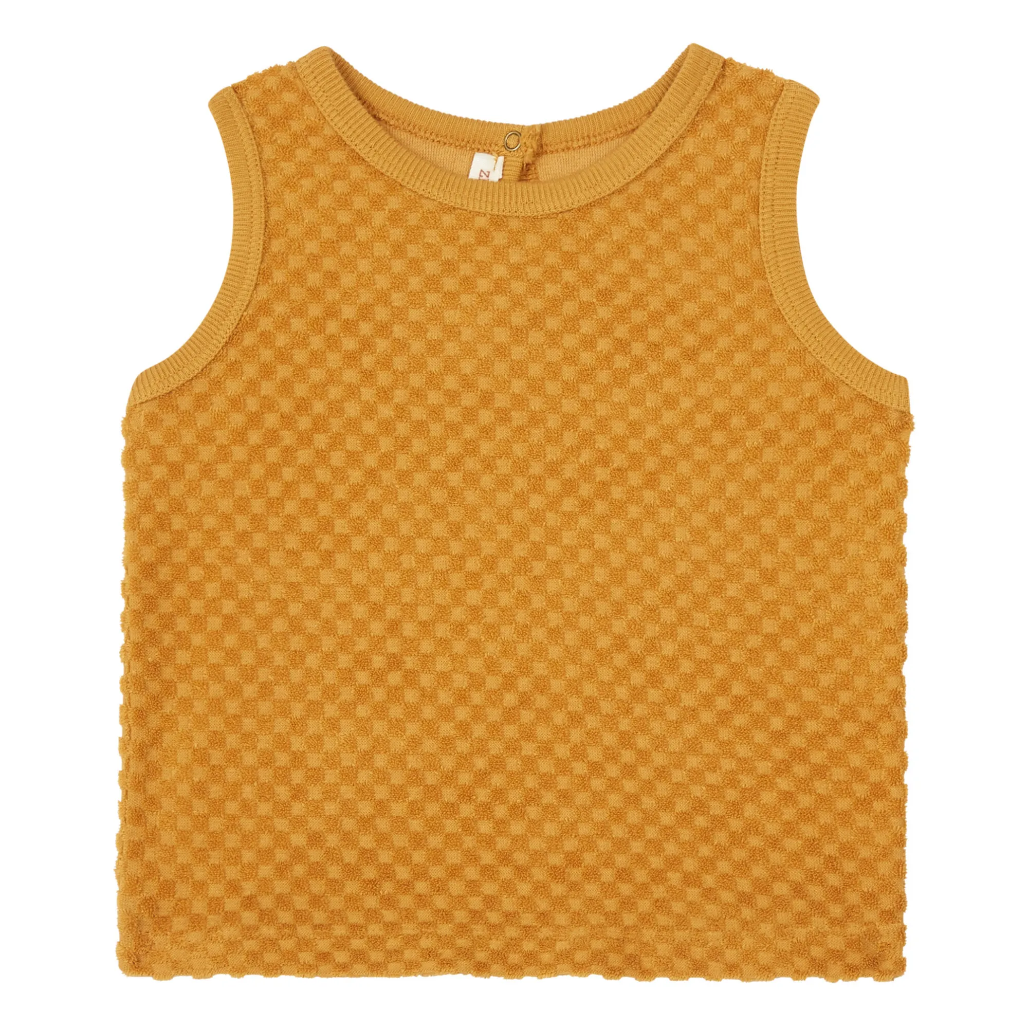 Zhoe & Tobiah Ochre Terry Cloth Tank Top