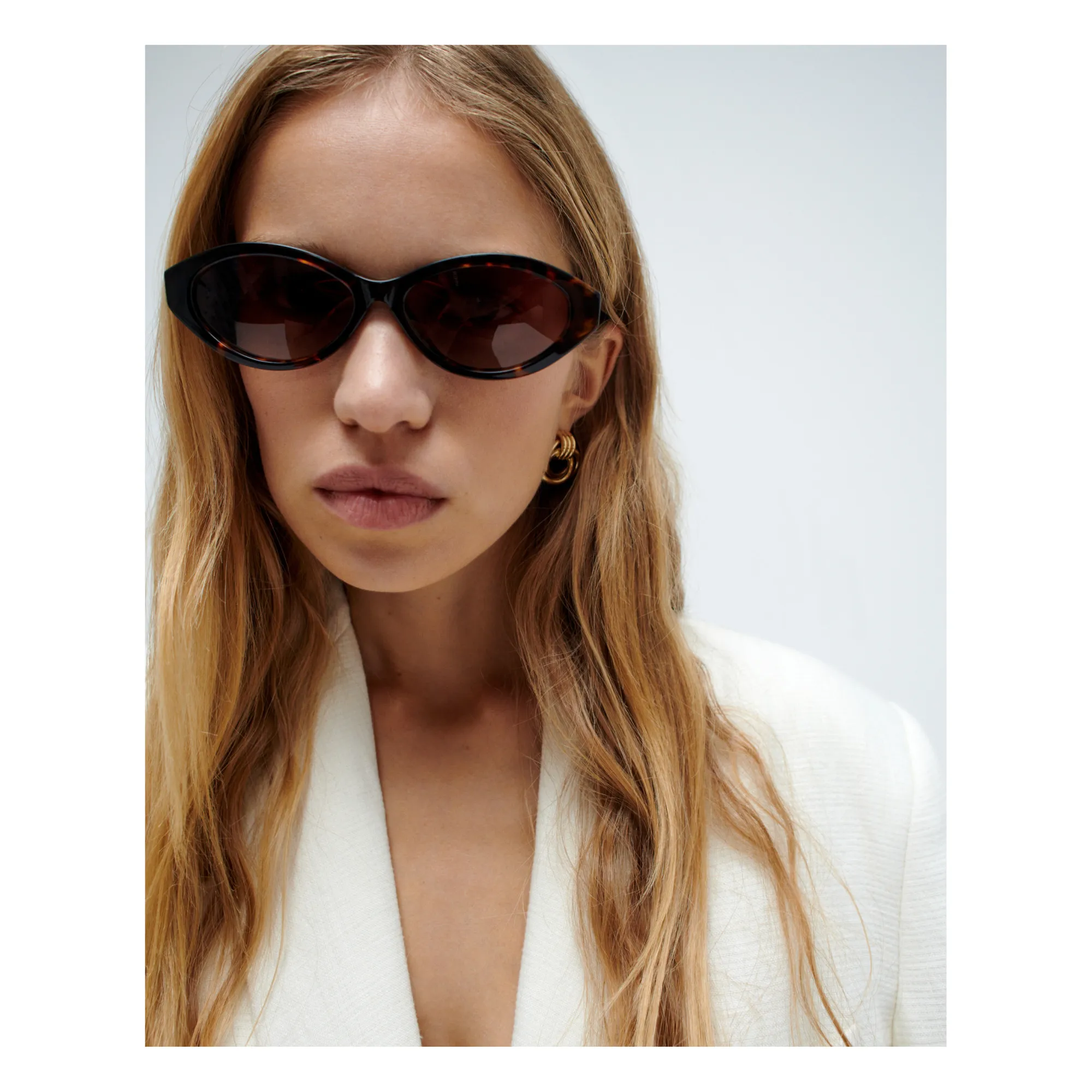 【関税込み】Paris Sunglasses - ANINE BING - Acetate - Brown Anine Bing - Paris Sunglasses - Brown | Smallable