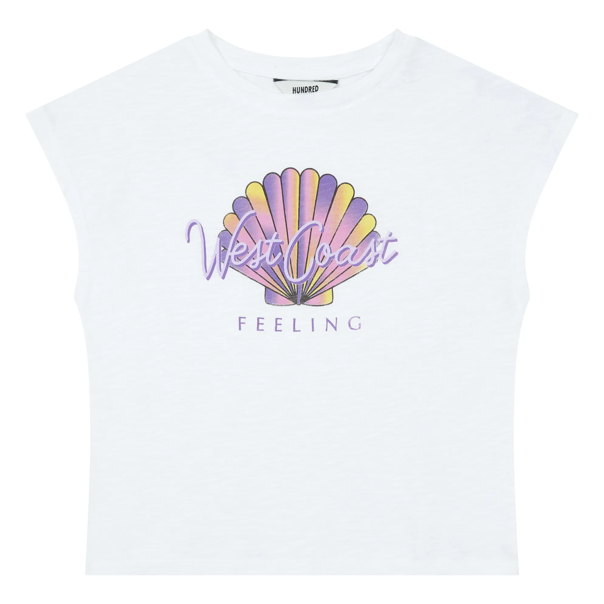 Hundred Pieces Off White Organic Cotton West Coast T-Shirt